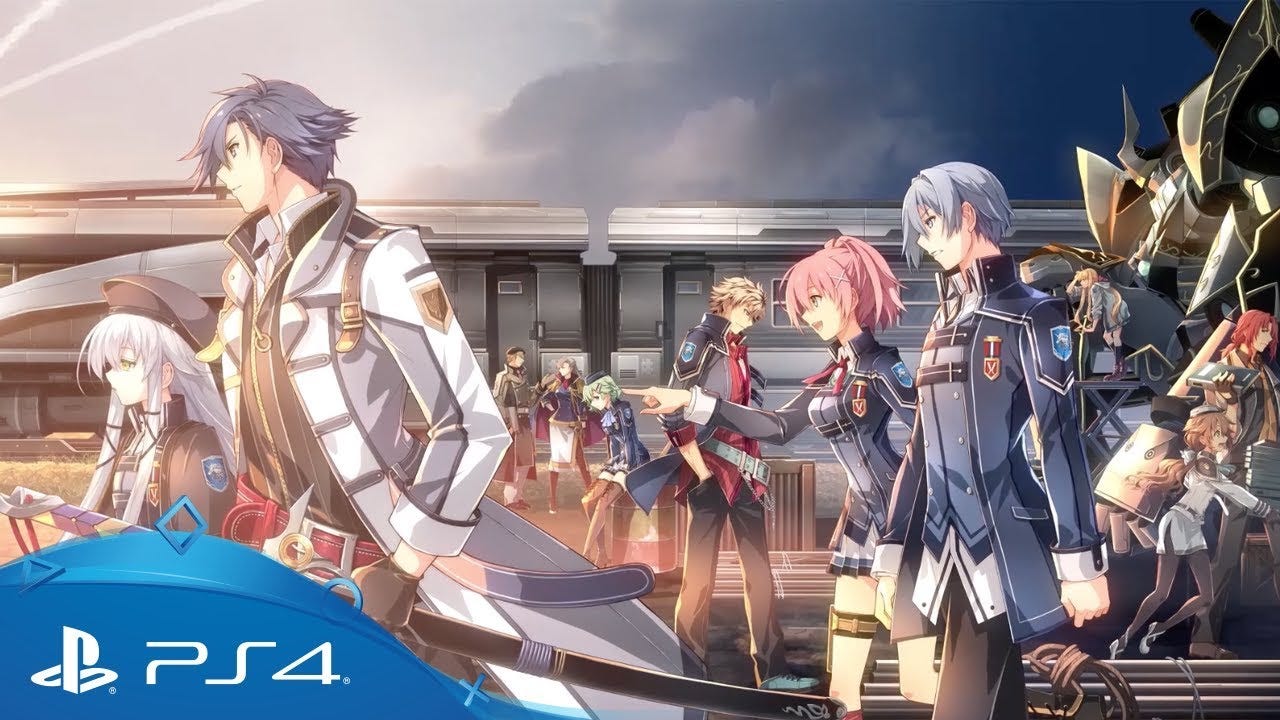 The Legend of Heroes: Trails of Cold Steel III  group shot with students